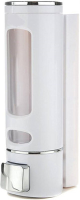 PRR Collection Fancy 400 ml Gel, Lotion, Soap, Conditioner, Shampoo Dispenser(White)