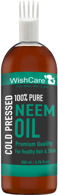 

Wishcare Pure Hexane Free Neem Oil (ColdPressed & Undiluted)(200 ml)