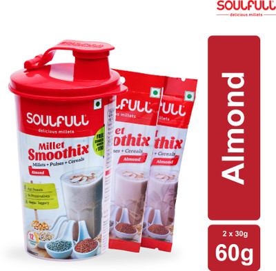 

Soulfull Smoothix - Almond ( SHAKER) 60 g(Pack of 2)