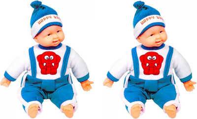 

KS STORE Laughing Cool Baby Soft For Kids Pack Of 2(Blue)