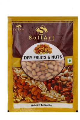 

Soft Art 100% Natural Roasted & Salted Pistachios(250 g, Vacuum Pack)
