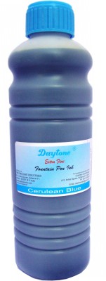 Daytone Extra Fine Cerulean Blue 500 Ml. Ink Bottle(Pack of 2, Cerulean Blue)