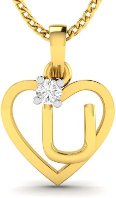 avsar Minal 18kt Diamond Yellow Gold Pendant