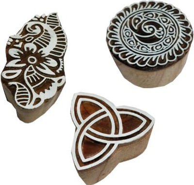 skart wooden printing blocks119 Printing Blocks(Pack of 3)