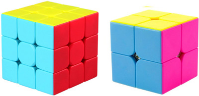 

Nabhya High Speed Magic Rubik Cube Combo Set of 2 ( 3X3 & 2X2) Puzzle Brainstorming Game Toy(2 Pieces)