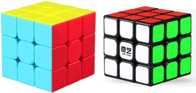 

Nabhya High Speed Magic Rubik Cube Combo Set of 2 (QIYI 3X3 & 3X3) Puzzle Brainstorming Game Toy(2 Pieces)
