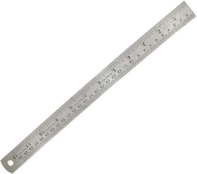 

VERTEX AGENCIES 30CM Scale Ruler(Set of 1, Steel)