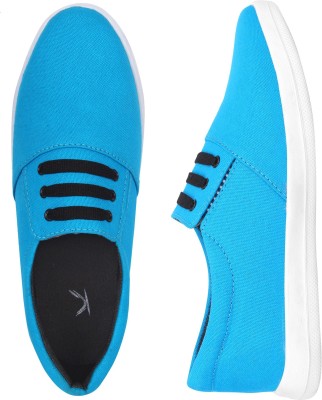 Kzaara Slip On Sneakers For Men(Blue , 8)