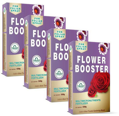 TrustBasket Flower Booster(2 KG)- Provides All Essential Multi Micro nutrients for All Flowering Plants Like Rose, Anthurium etc Fertilizer(2 kg, Powder)