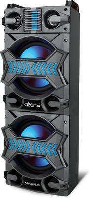 AISEN 180W RMS Walk &amp; Rock Portable Hi-fi 180 W Bluetooth Tower Speaker  (Black, Stereo Channel)