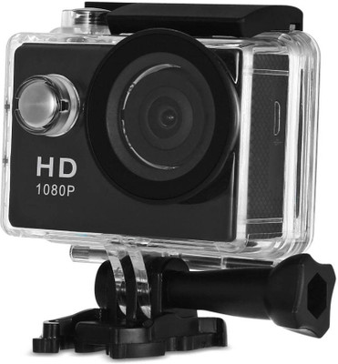 

Trost 1080P spoort actiton camera HD 1080p 12MP Waterproof Action Camera Compatible with best quality Sports and Action Camera(Black, Grey, 12 MP)