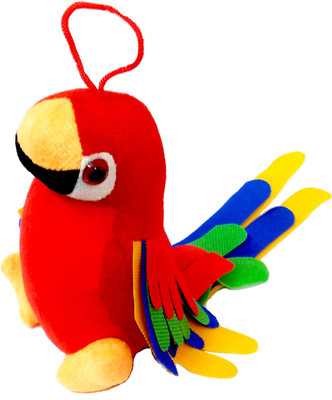 

JYEONS Musical Parrot Stuffed Soft Plush Toy - 13 inch(Multicolor)