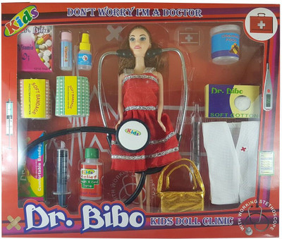 

Alicia Doctor Bibo, Kids Doll Clinic Toys for Unisex Kids Wigglers(Pack of 1)