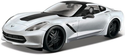 

Maisto Corvette Stingray, Scale 1:24, Diecast Model Car, Color - Silver(Silver)