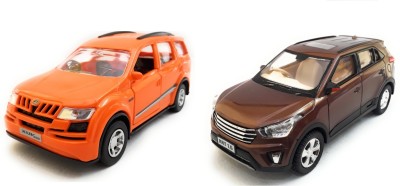 

The Game Begins Combo Pack of XUV 500 Car Toy and Hyundai Creta miniature Car toys (Set of 2 Cars) - Value Pack | Orange and Brown(Orange, Brown)