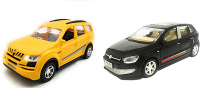 

The Game Begins Combo Pack of XUV 500 Car Toy and Polo Car miniature Car toys (Set of 2 Cars) - Value Pack | Yellow and Black(Yellow, Black)