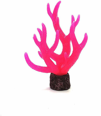 

Pets Empire Aquarium Fish Tank Silicone Artificial Coral Ornament 1 Piece (Color May Vary) Laterite Unplanted Substrate(Multicolor)