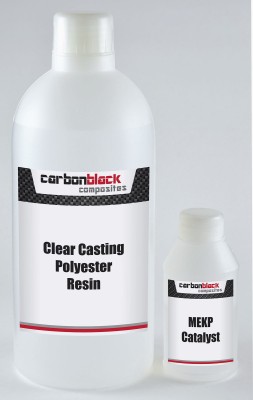 carbonblack composites Clear casting polyester resin