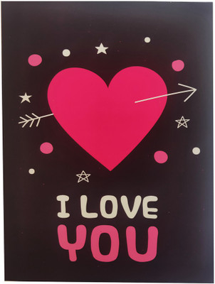 

macro I love you greeting card Greeting Card(Red, Pack of 1)