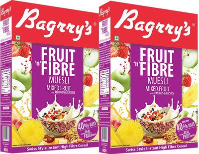 

Bagrry's Fruit n Fibre Mixed Fruit Box Pack of 2(1000 g, Box, Pack of 2)