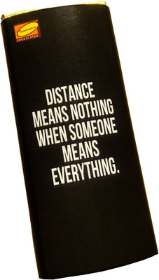 

Innovative Valentine Chocolate Black Quote Bars(55 g)