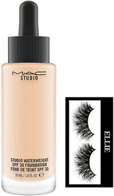

ellie Eyelashes, Mac Studio Waterweight Foundation Spf 30(Set of 2)
