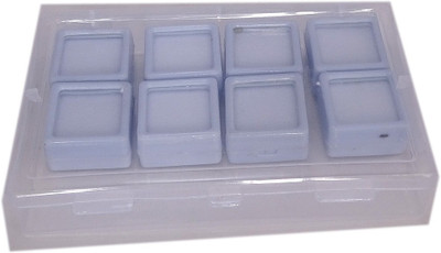 Sahiba Gems Plastic Utility Container  - 3 ml(Pack of 8, White)