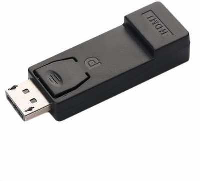 

Cables Kart DisplayPort(DP) Male to HDMI Female Converter Adapter for Ultra HD Monitors, Displays and Hdtv's HDMI Cable(Compatible with HDMI TVs, monitors and projectors, computer, Black)