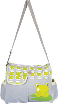 

MeeMee Multipurpose Diaper Bag with Bottle Warmer (Grey Green) Nursery Bag(Grey Green)