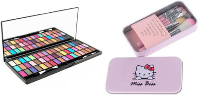 

Miss Boss eyeshadow + makeup brushes combo 50 ml(multicolor)