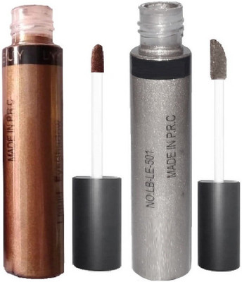 

tanvi27 WATER PROOF SHINY MATTE LIQUID EYE SHADOW 36 ml(BROWN, GREY)