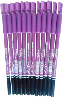 MN Waterproof & Longlasting Eyebrow Pencil Pack Of 12pcs(BLACK)