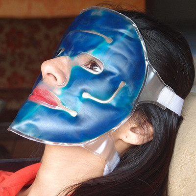 

Skylight Anti-Fatigue Cooling Gel Face Mask with Strap-On Velcro Face Shaping Mask