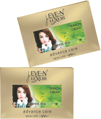 

EVE-N Green Tea Bleach Cream 60gm + 60gm ( Pack of 2 )(120 g)