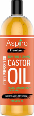 

Aspiiro Natural Premium Castor Oil | Cold Pressed Pure & Organic Hair Oil(200 ml)