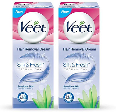 

Veet .Veet Silk and Fresh Hair Removal Cream - 25g × 2 pack Cream(50 g, Set of 2)