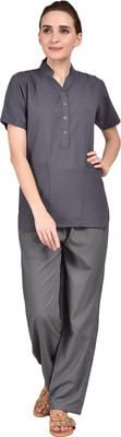 

Ara India Unisex Scrub Suit | Hospital Garments | Scrub Suit for Medical Uniform Shirt, Pant Hospital Scrub(Brown S)