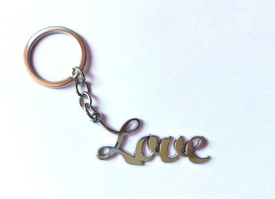 ONRR Collections LOVE silver coloured metal Key Chain