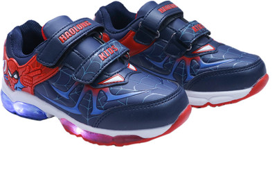 

FEETWELL Boys Velcro Sneakers(Dark Blue