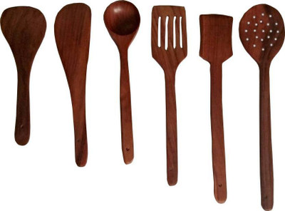 

MartCrown Wood Ladle(Pack of 6)