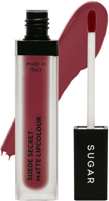 

Sugar Cosmetics Suede Secret Matte Lipcolour 11 (Brick Rose/Reddish Pink)(Rayon Rose)