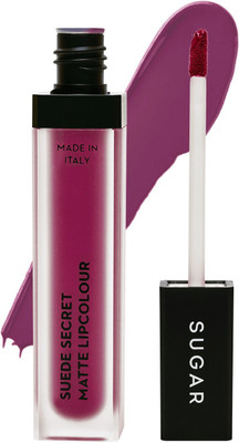 

Sugar Cosmetics Suede Secret Matte Lipcolour 16 (Magenta Purple)(Silk Sangria)