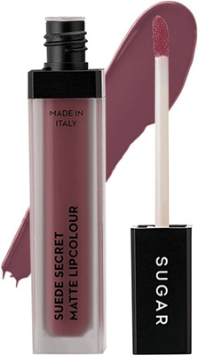 

Sugar Cosmetics Suede Secret Matte Lipcolour 01 (Mauve Nude)(Muslin Mauve)