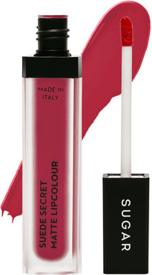 

Sugar Cosmetics Suede Secret Matte Lipcolour 15 (Deep Fuchsia)(Fleece Fuchsia)