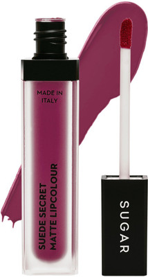 

Sugar Cosmetics Suede Secret Matte Lipcolour 17 (Plum Mauve)(Georgette Grape)