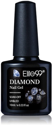

Elite99 10ml Diamond Glitter UV Gel Varnish Shiny Sequins Soak Off Gel Nail Polish Vernis Semi Permanent Nail Art Manicure Gel E99-ZSJ02