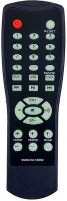 

Ehop Remote for F&D Home Theater (F3000U) Remote Controller(Black)