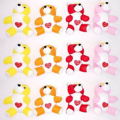

Teddy BEAR SET - 15 cm(Multicolor)