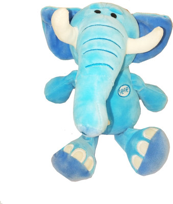 

TALKING GANESHA Cute Elephant Stuffed Soft Plush Toy Love Girl 21 cm (Blue) - 20 cm(Blue)