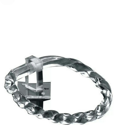 deeplax towel ring acrylic towel holder stand silver Towel Holder(Acrylic)